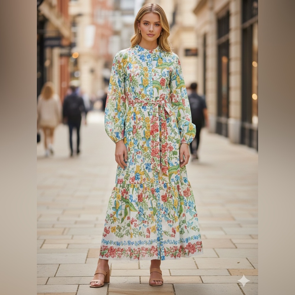 🌼♥️🌸 Kobi Halperin Zariah Floral Maxi Dress size L